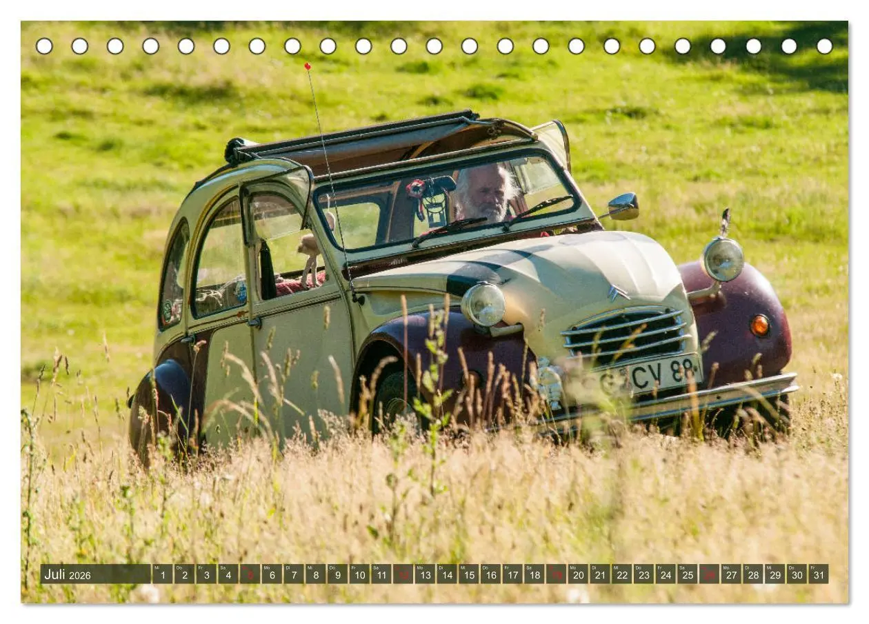 Bild: 9783457758243 | Citroën 2 CV - Zum Kippen zu schade (Tischkalender 2026 DIN A5...