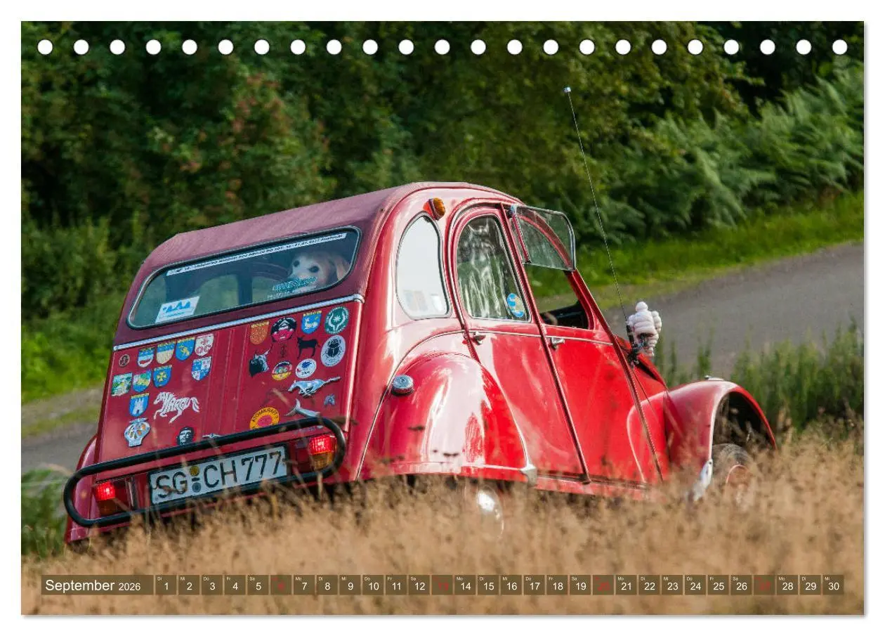 Bild: 9783457758243 | Citroën 2 CV - Zum Kippen zu schade (Tischkalender 2026 DIN A5...