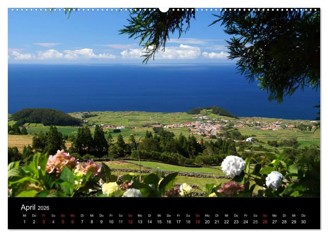 Bild: 9783516088243 | Azoren - Ein Naturerlebnis (Wandkalender 2026 DIN A2 quer),...