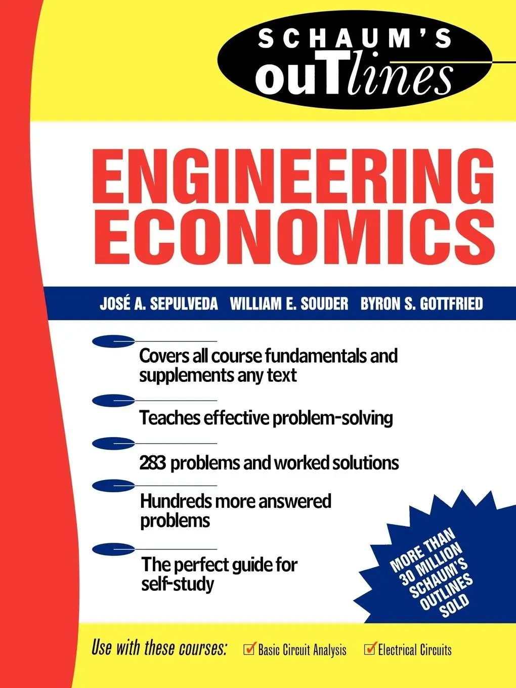 Cover: 9780070238343 | Schaum's Outline of Theory and Problems of Engineering Economics
