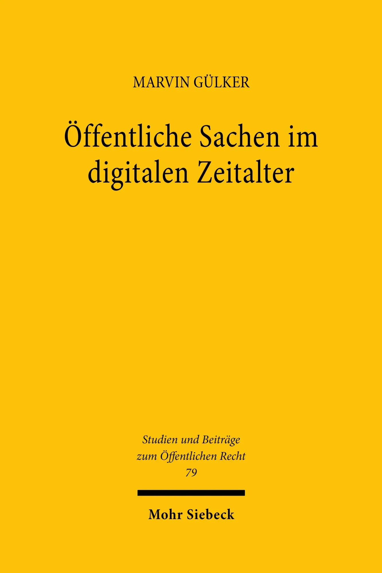Öffentliche Sachen im digitalen Zeitalter