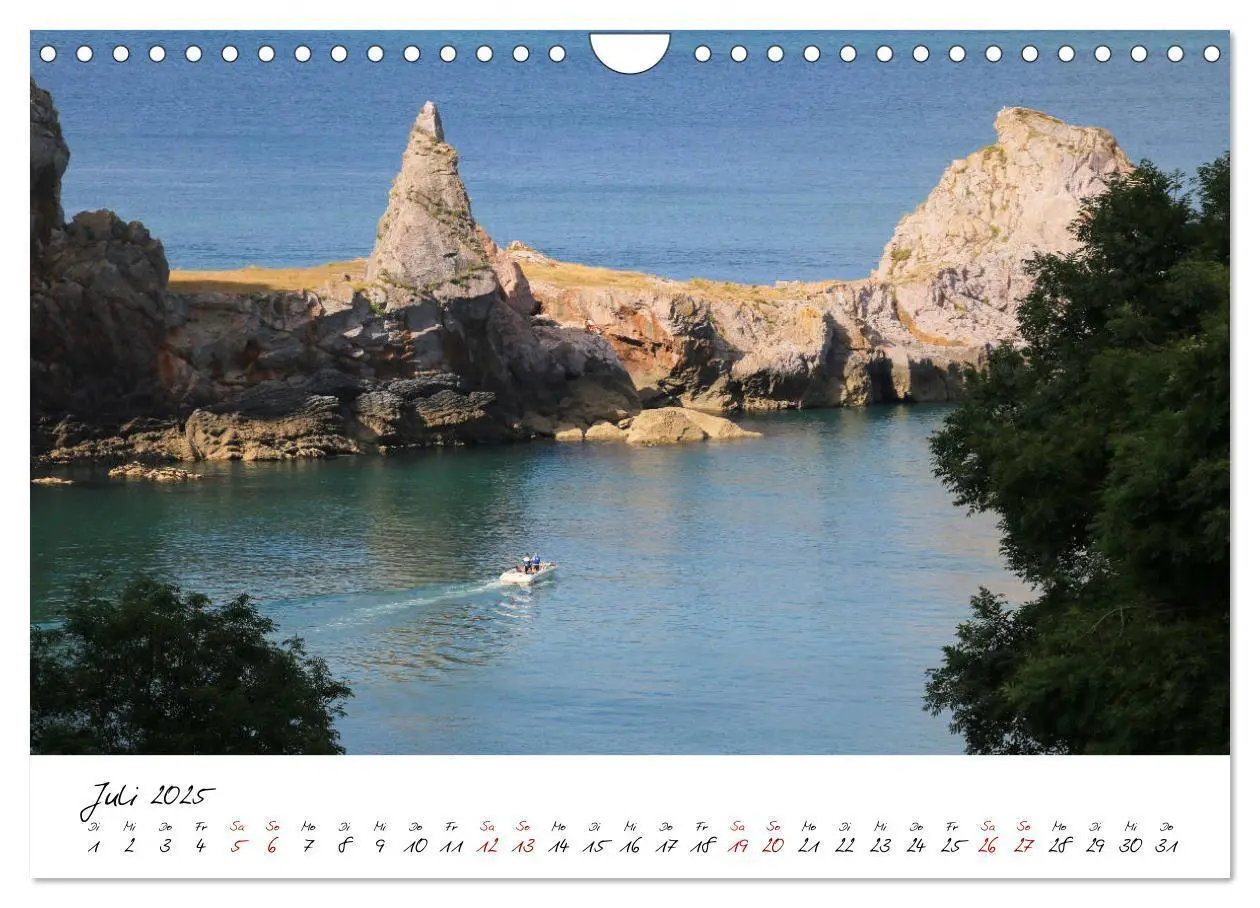 Bild: 9783435418343 | Reizvolles Südengland Devon und Cornwall (Wandkalender 2025 DIN A4...