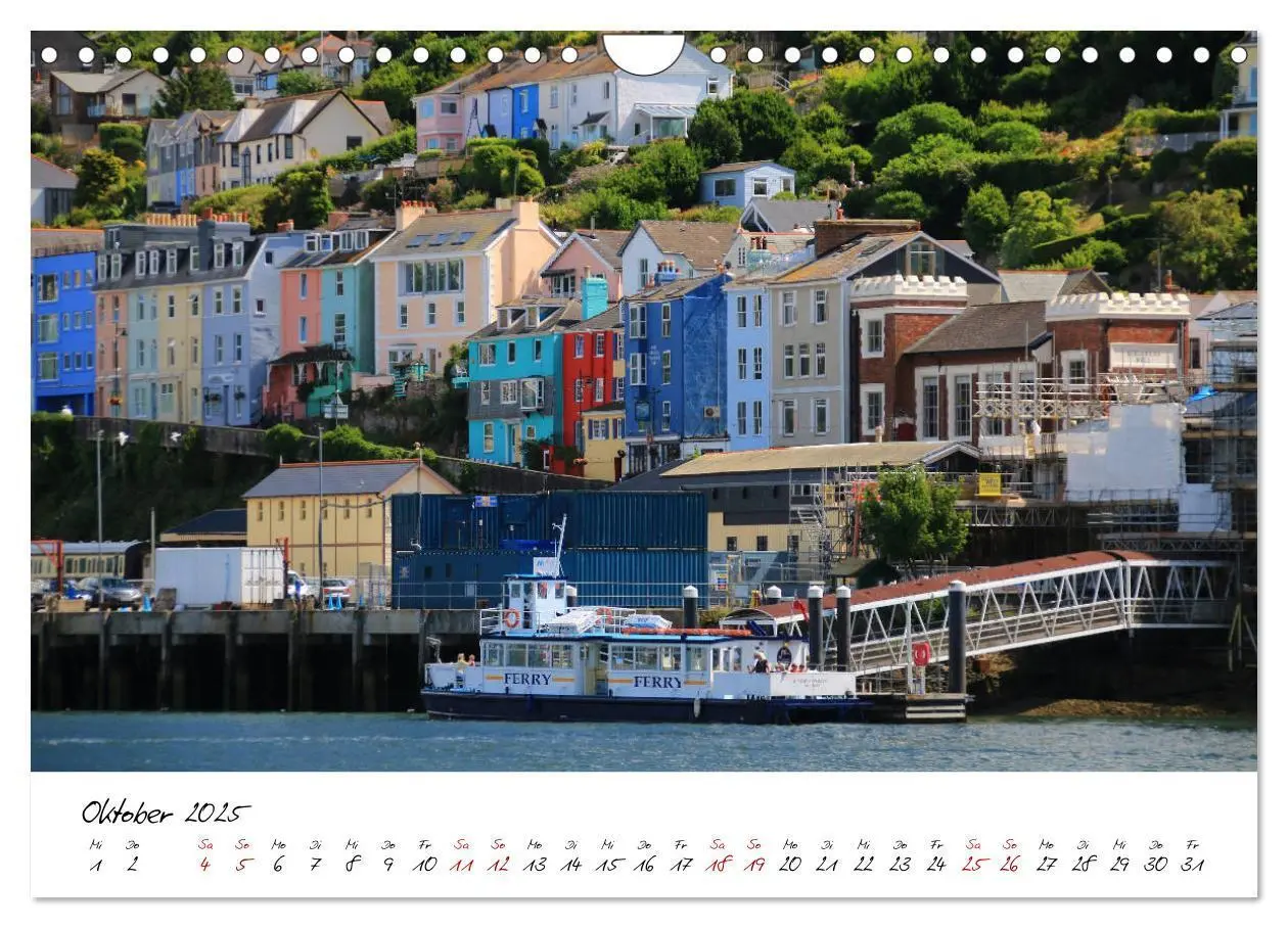 Bild: 9783435418343 | Reizvolles Südengland Devon und Cornwall (Wandkalender 2025 DIN A4...