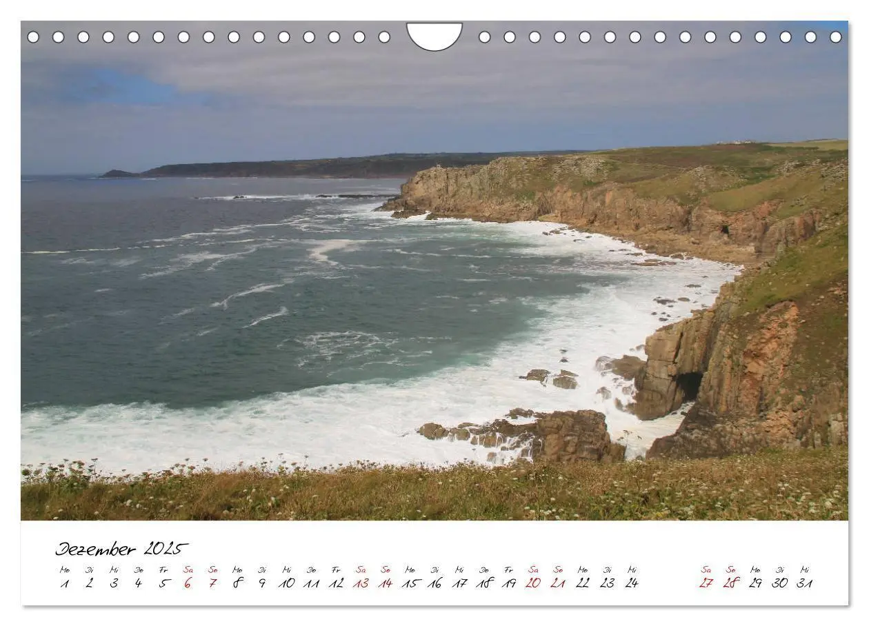 Bild: 9783435418343 | Reizvolles Südengland Devon und Cornwall (Wandkalender 2025 DIN A4...