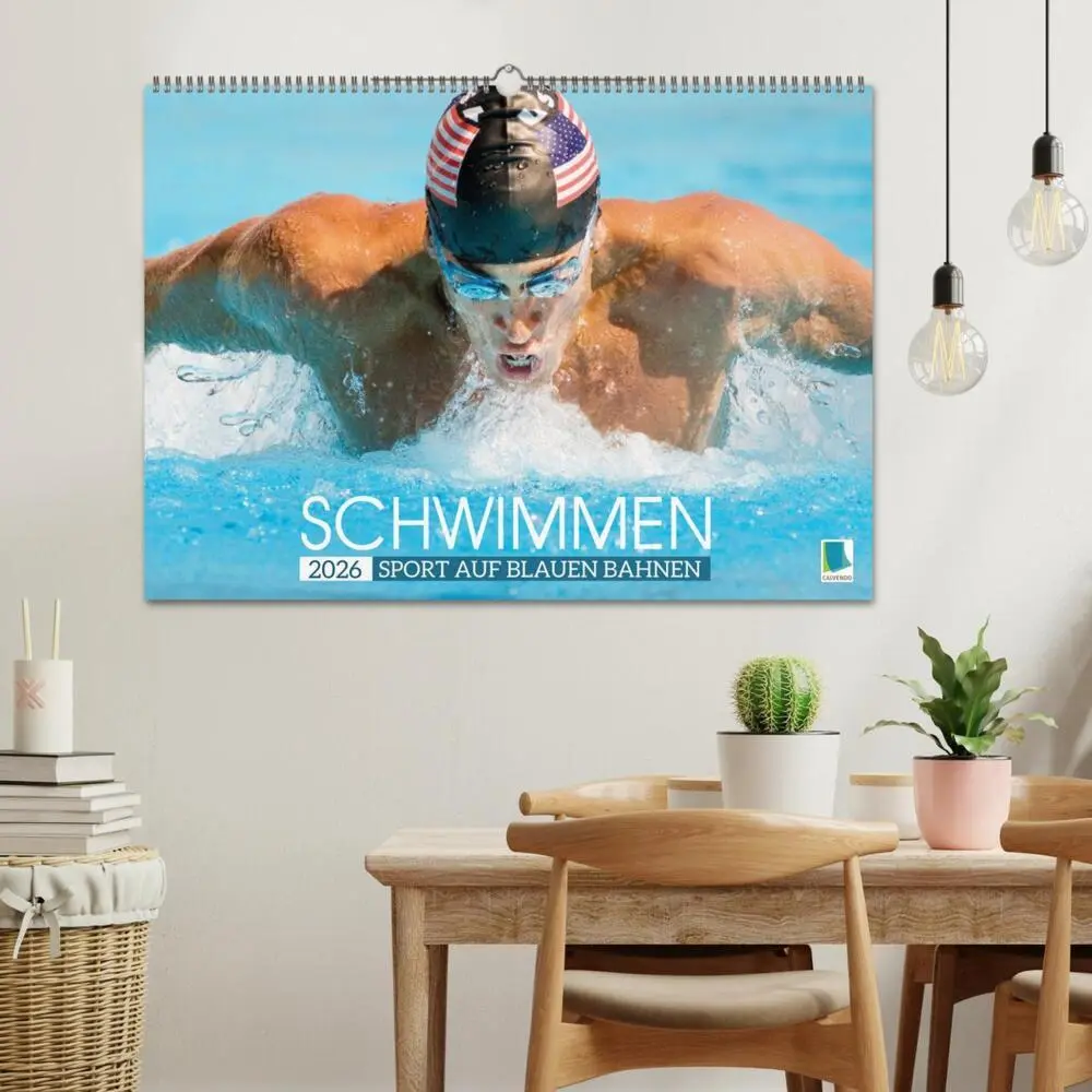 Bild: 9783457508343 | Schwimmen: Sport auf blauen Bahnen (Wandkalender 2026 DIN A2 quer),...