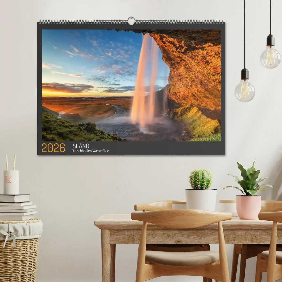 Bild: 9783457678343 | Island - Die schönsten Wasserfälle (Wandkalender 2026 DIN A2 quer),...