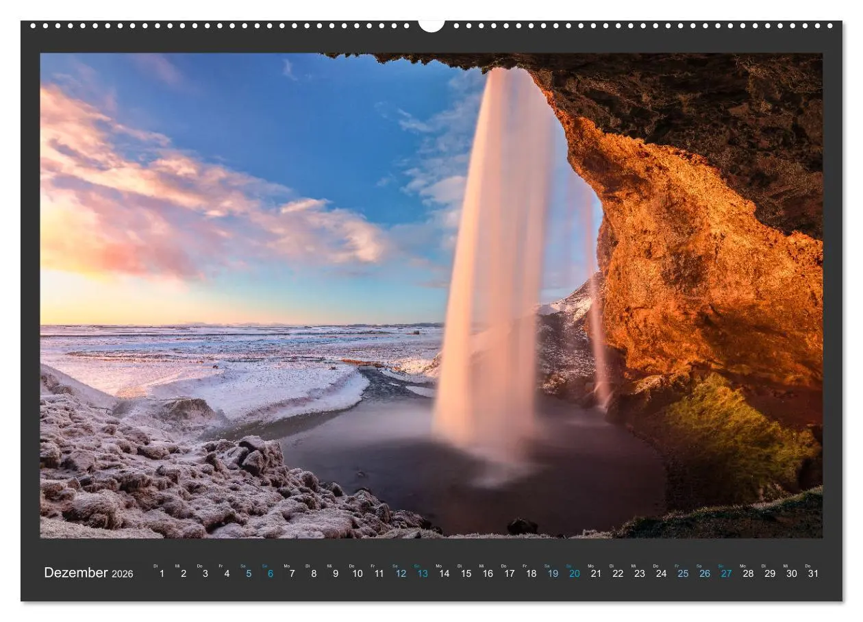 Bild: 9783457678343 | Island - Die schönsten Wasserfälle (Wandkalender 2026 DIN A2 quer),...