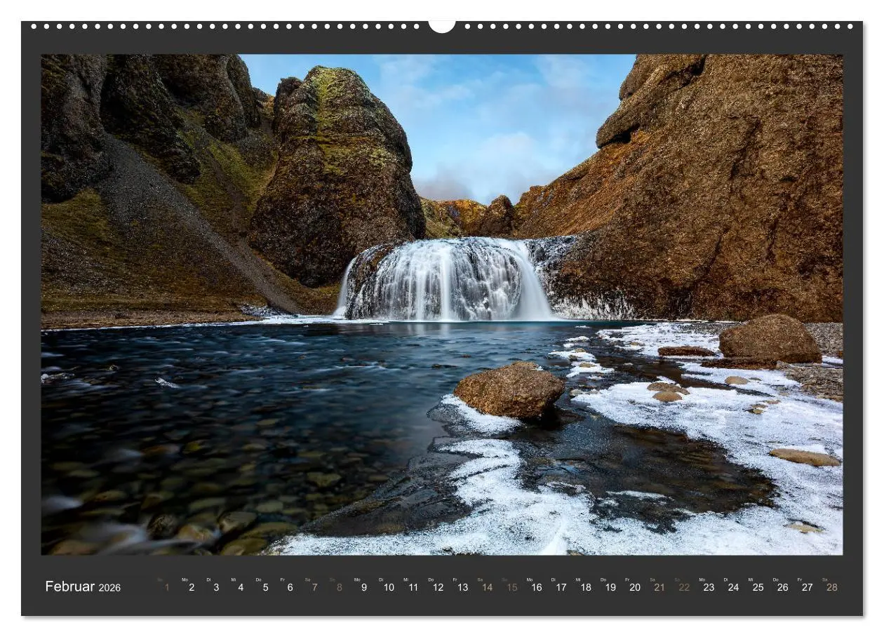 Bild: 9783457678343 | Island - Die schönsten Wasserfälle (Wandkalender 2026 DIN A2 quer),...