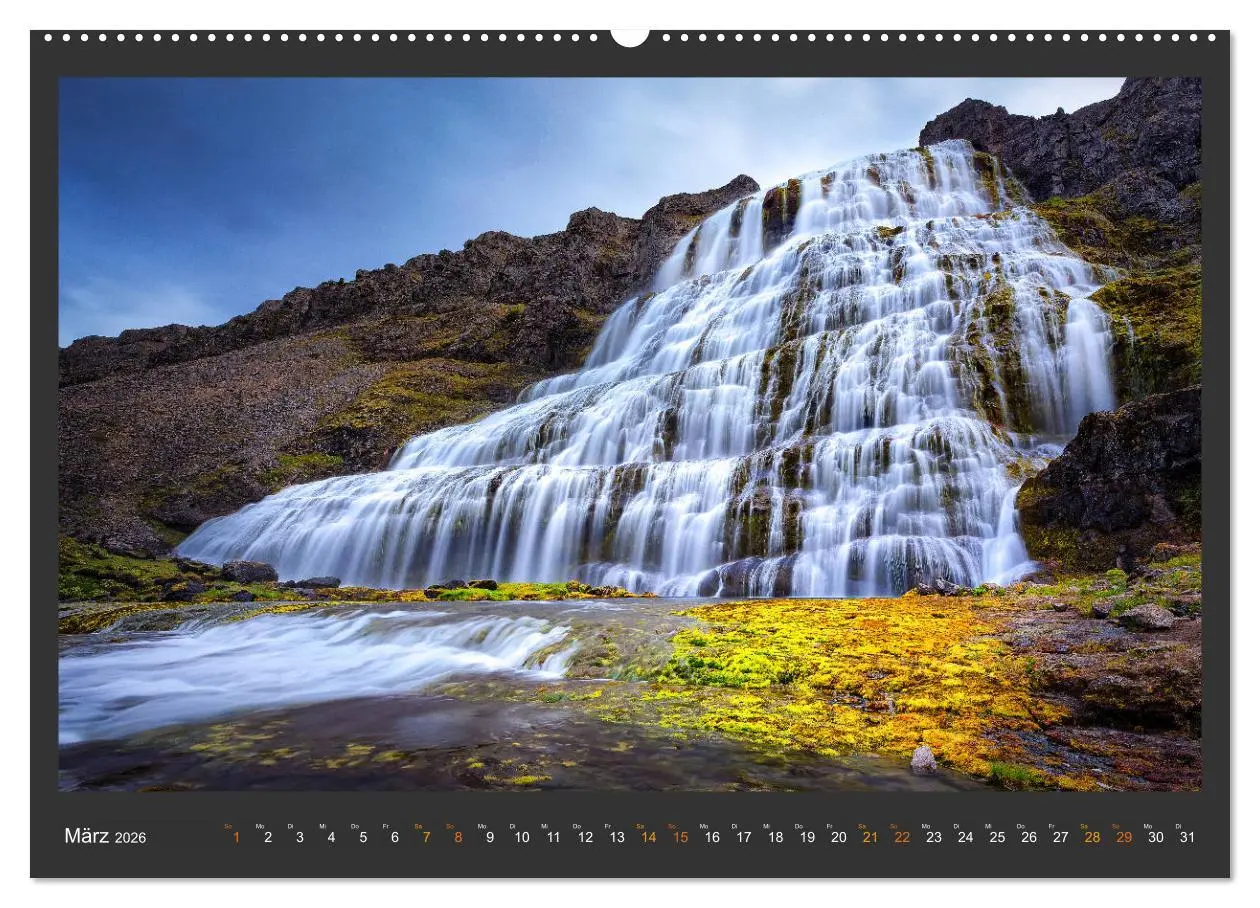 Bild: 9783457678343 | Island - Die schönsten Wasserfälle (Wandkalender 2026 DIN A2 quer),...