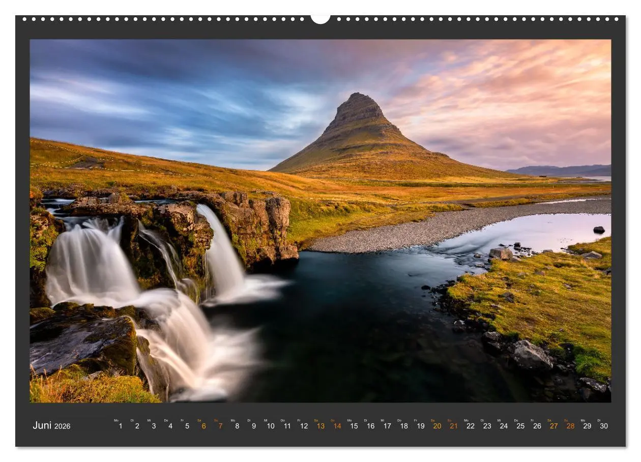 Bild: 9783457678343 | Island - Die schönsten Wasserfälle (Wandkalender 2026 DIN A2 quer),...