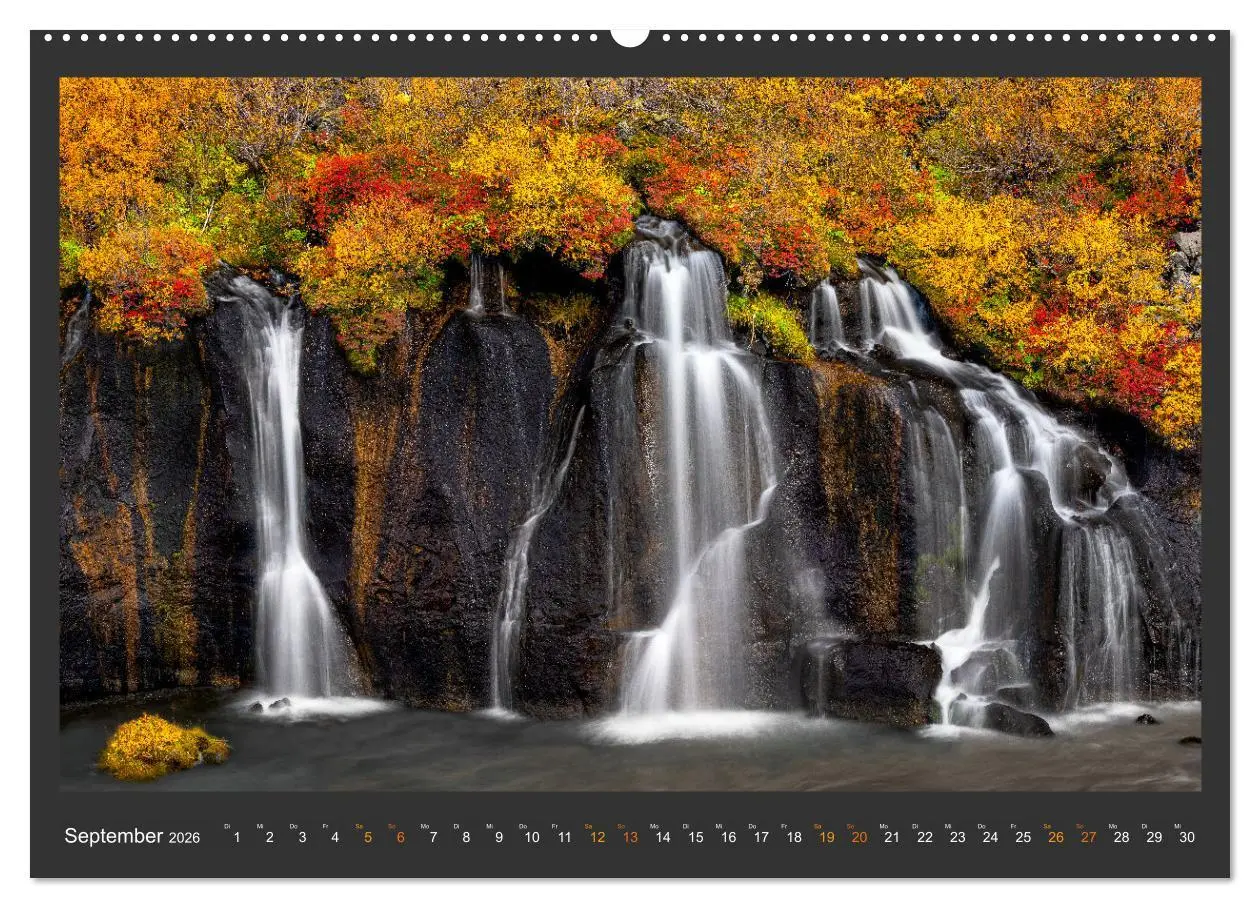 Bild: 9783457678343 | Island - Die schönsten Wasserfälle (Wandkalender 2026 DIN A2 quer),...