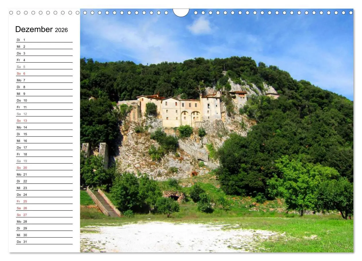 Bild: 9783457988343 | Franziskusweg - Camino di Assisi (Wandkalender 2026 DIN A3 quer),...