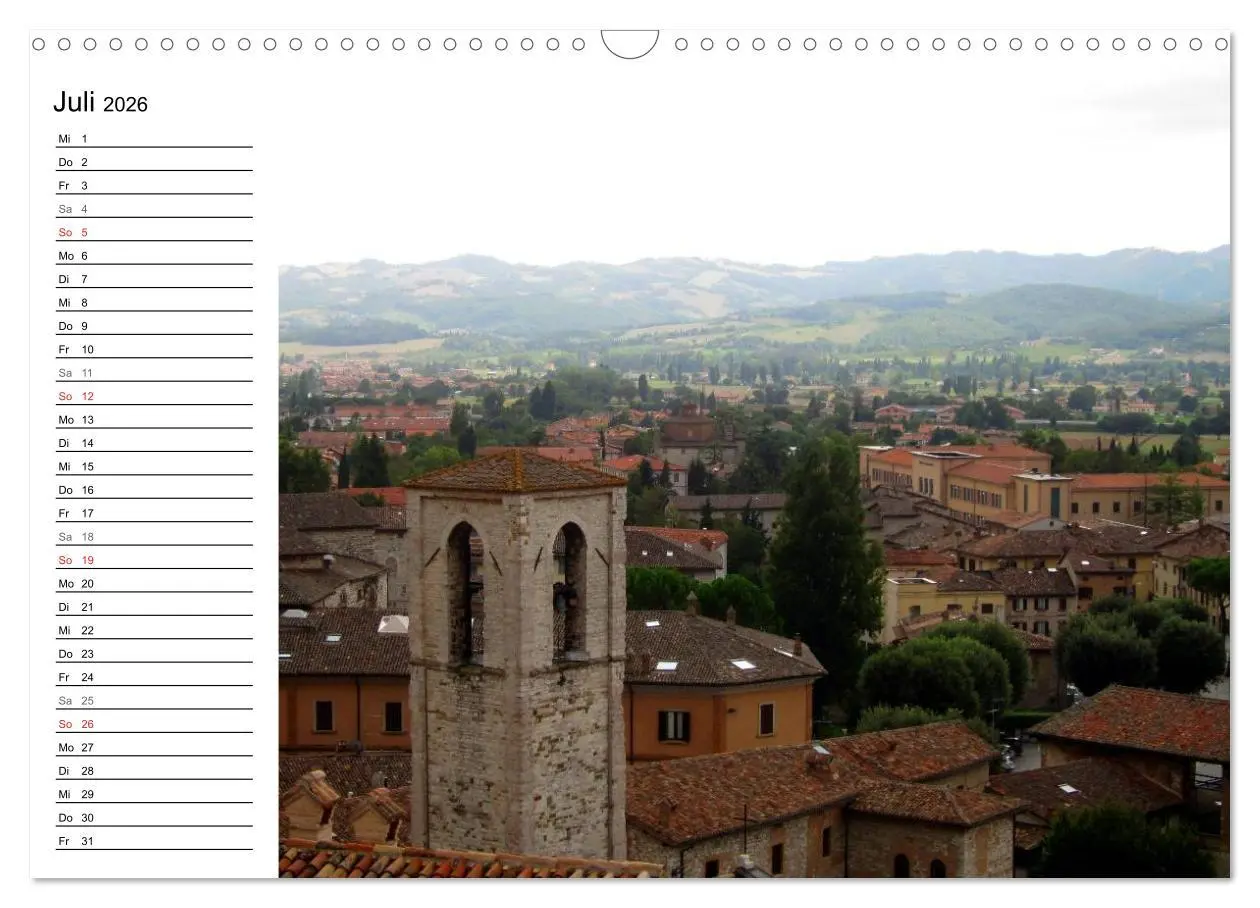 Bild: 9783457988343 | Franziskusweg - Camino di Assisi (Wandkalender 2026 DIN A3 quer),...