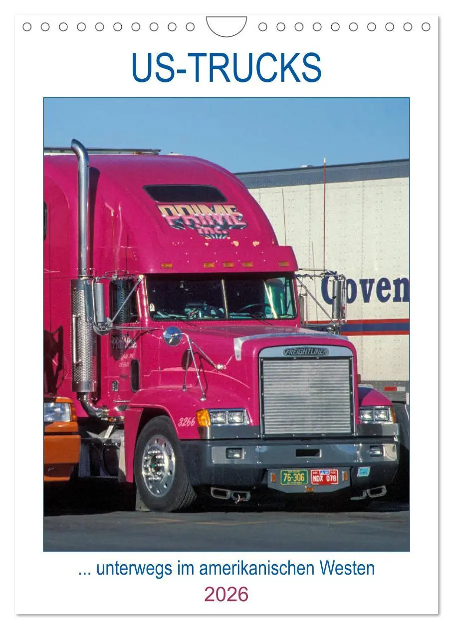 Cover: 9783516388343 | US-Trucks ... unterwegs im amerikanischen Westen - Monatsplaner...