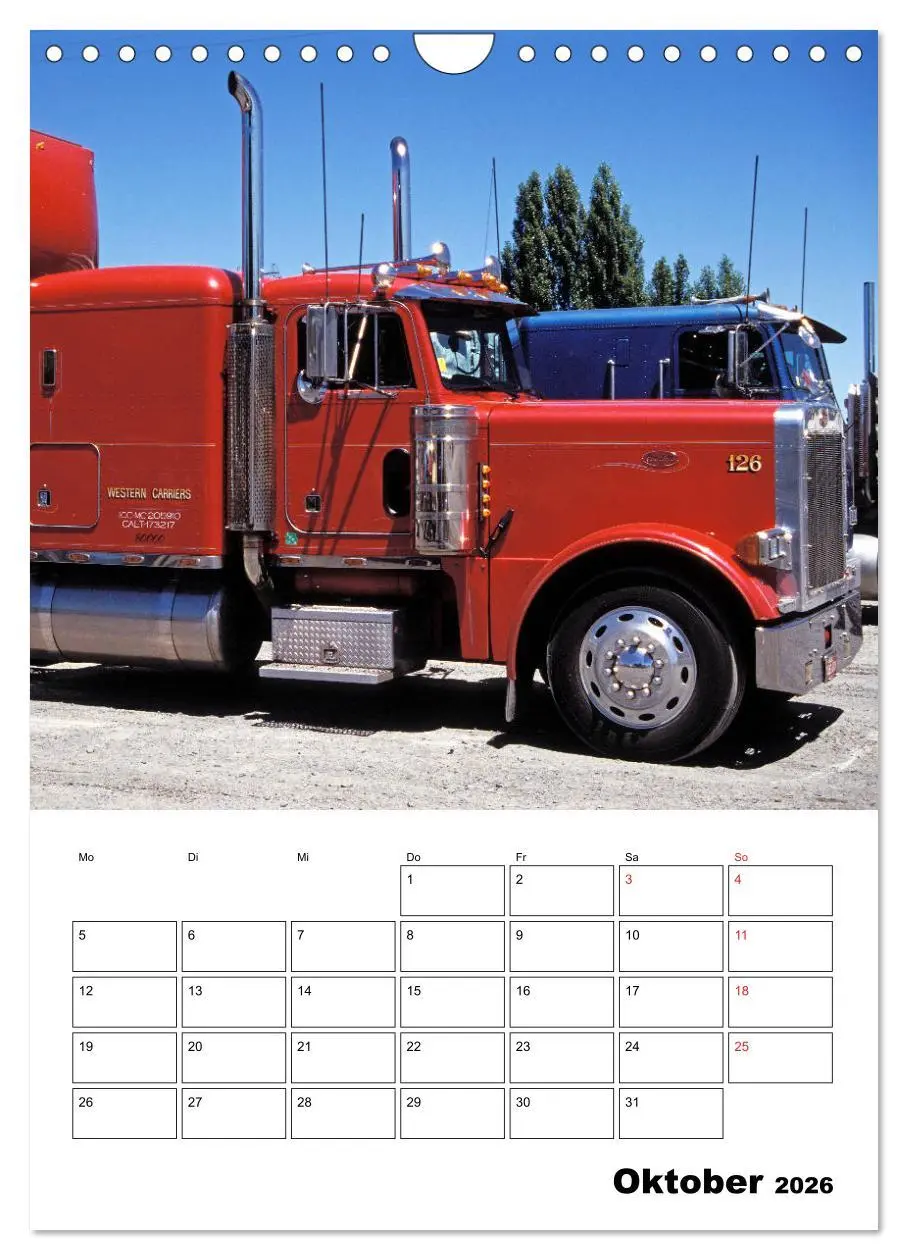 Bild: 9783516388343 | US-Trucks ... unterwegs im amerikanischen Westen - Monatsplaner...