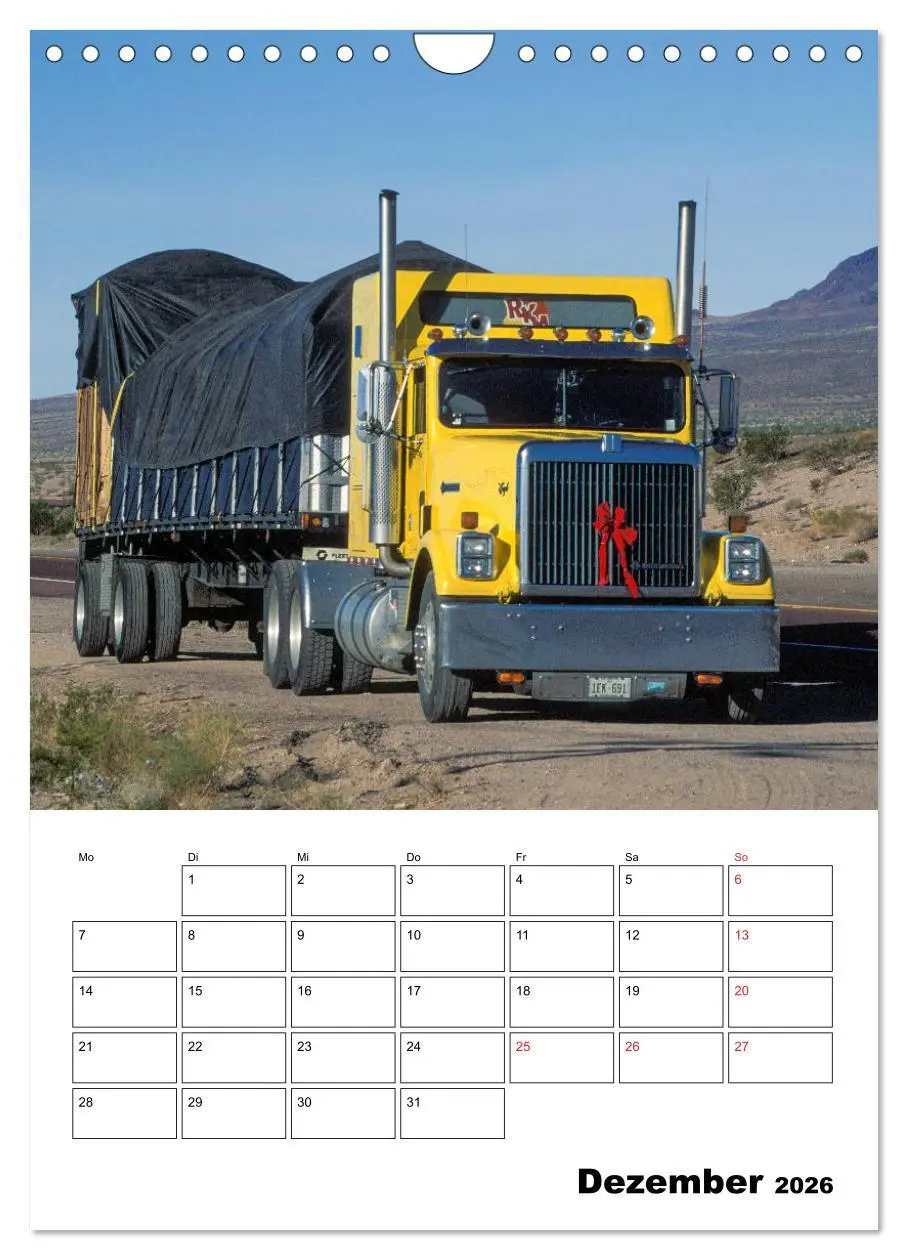 Bild: 9783516388343 | US-Trucks ... unterwegs im amerikanischen Westen - Monatsplaner...