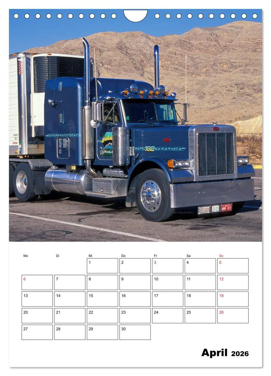 Bild: 9783516388343 | US-Trucks ... unterwegs im amerikanischen Westen - Monatsplaner...
