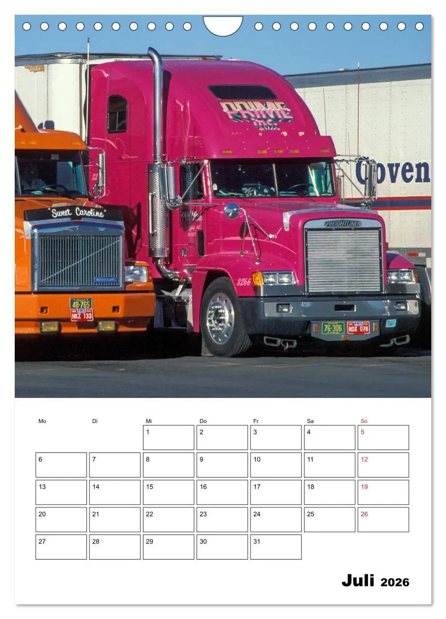 Bild: 9783516388343 | US-Trucks ... unterwegs im amerikanischen Westen - Monatsplaner...