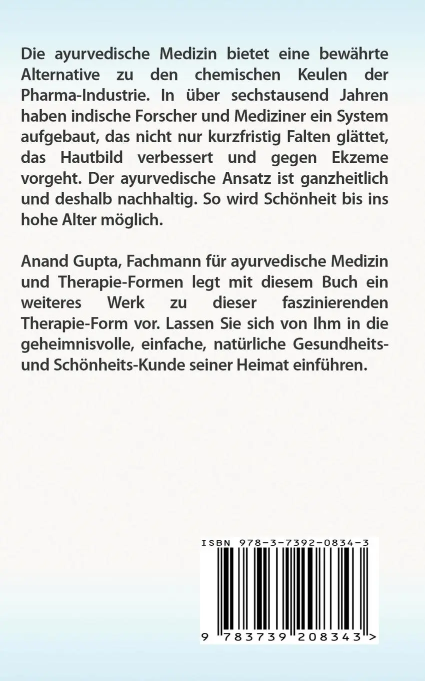 Rückseite: 9783739208343 | Ayurveda - Die Quelle ewiger Jugend und Schönheit | Anand Gupta | Buch