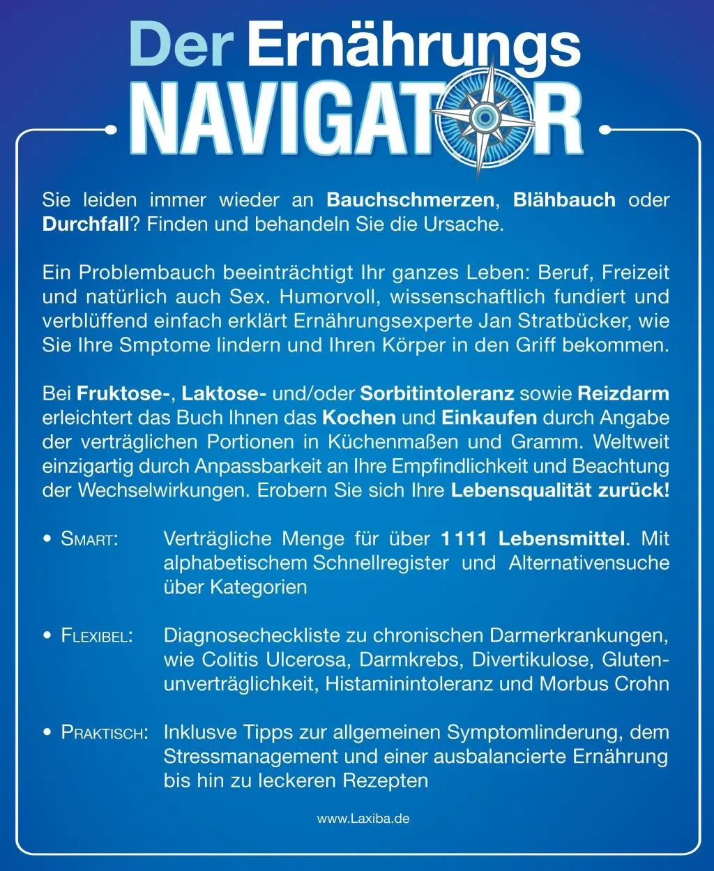 Bild: 9781941978443 | LAXIBA - Der Ernährungsnavigator 3s | Jan Stratbücker | Taschenbuch