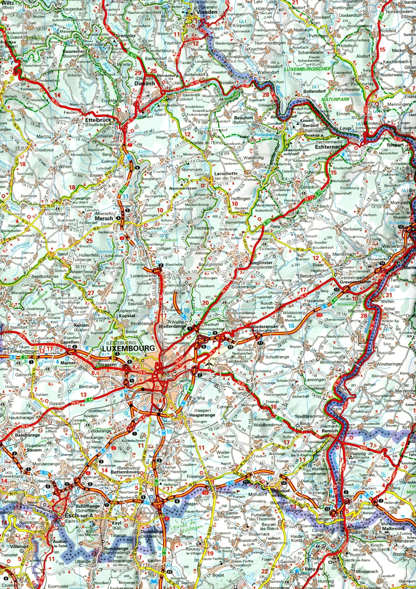 Bild: 9782067228443 | Michelin Belgien Süd | Straßen- und Tourismuskarte 1:200.000 | 1 S.