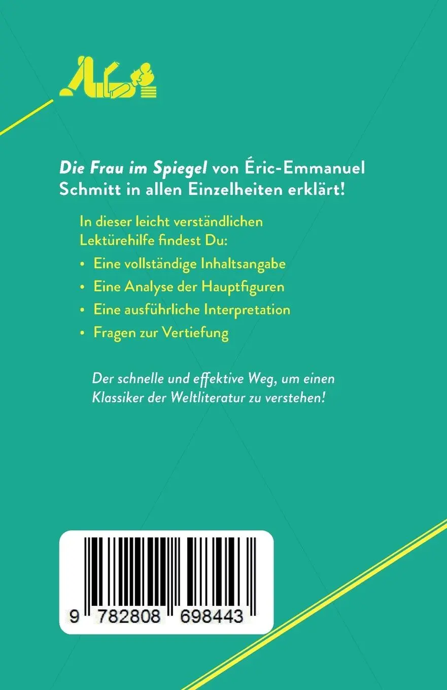 Rückseite: 9782808698443 | Die Frau im Spiegel | von Éric-Emmanuel Schmitt | Coutant-Defer | Buch