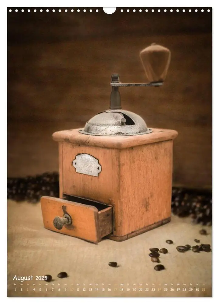 Bild: 9783457048443 | Alte Kaffeemühlen (Wandkalender 2025 DIN A3 hoch), CALVENDO...
