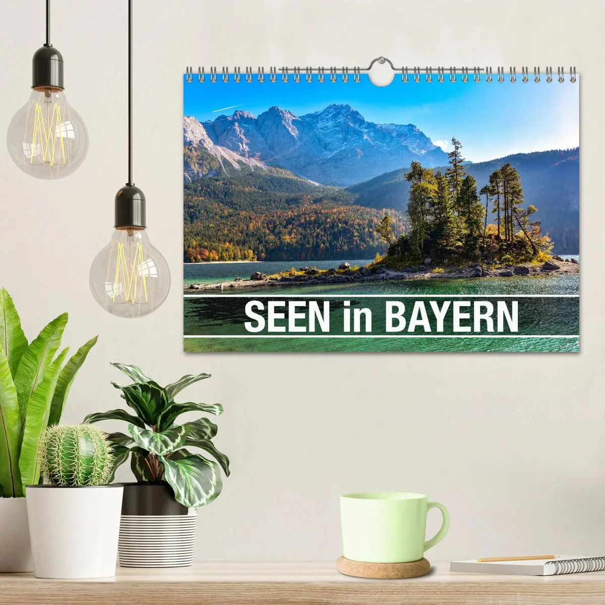Bild: 9783457288443 | Seen in Bayern (Wandkalender 2026 DIN A4 quer), CALVENDO...