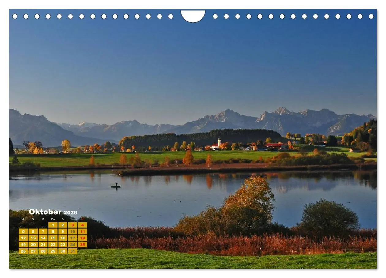 Bild: 9783457288443 | Seen in Bayern (Wandkalender 2026 DIN A4 quer), CALVENDO...