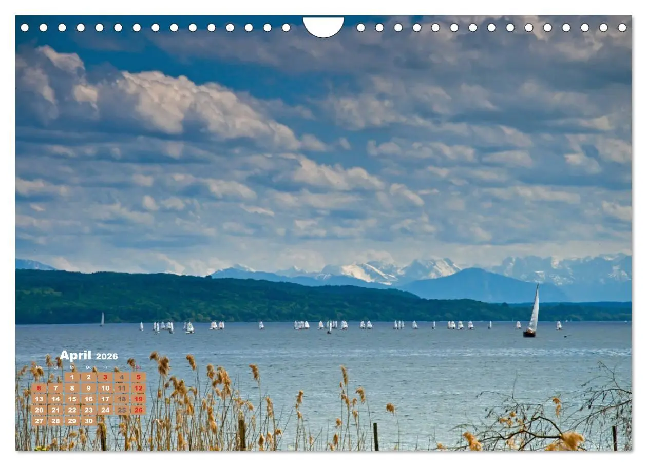 Bild: 9783457288443 | Seen in Bayern (Wandkalender 2026 DIN A4 quer), CALVENDO...