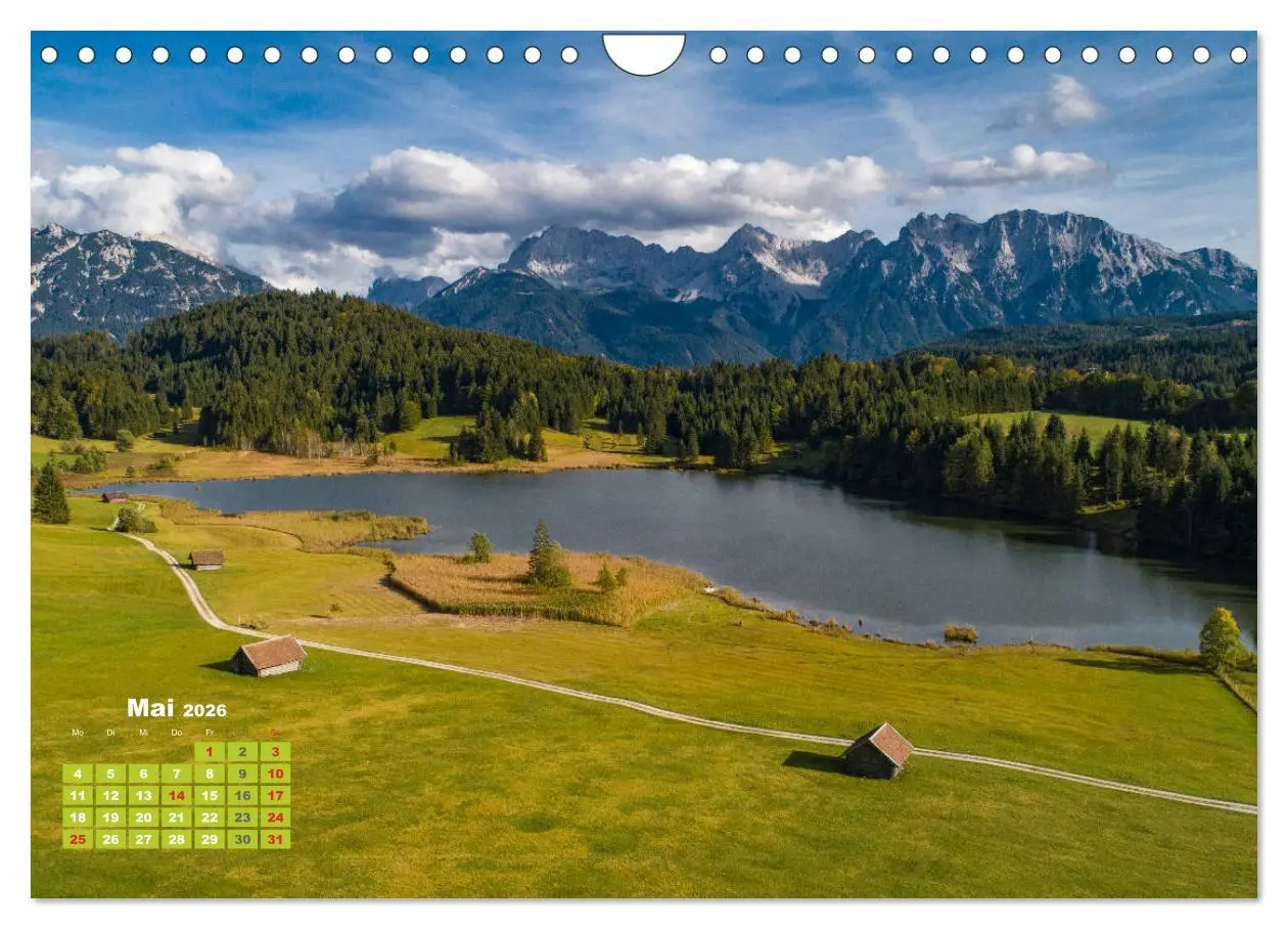 Bild: 9783457288443 | Seen in Bayern (Wandkalender 2026 DIN A4 quer), CALVENDO...