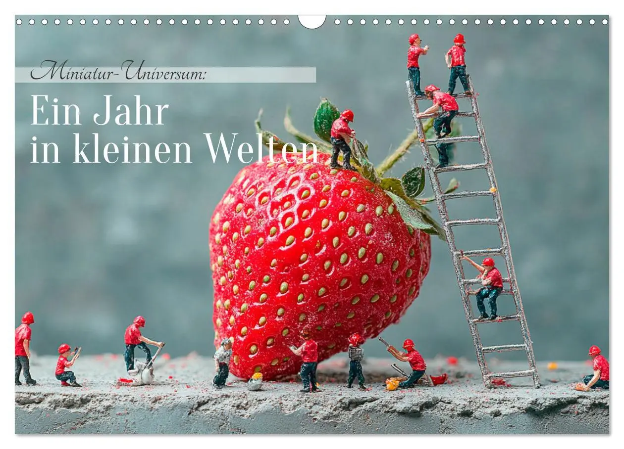 Cover: 9783457358443 | Miniatur-Universum: Ein Jahr in kleinen Welten (Wandkalender 2026...