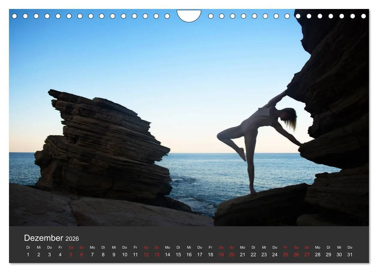 Bild: 9783457808443 | Aktfotografie am Meer (Wandkalender 2026 DIN A4 quer), CALVENDO...