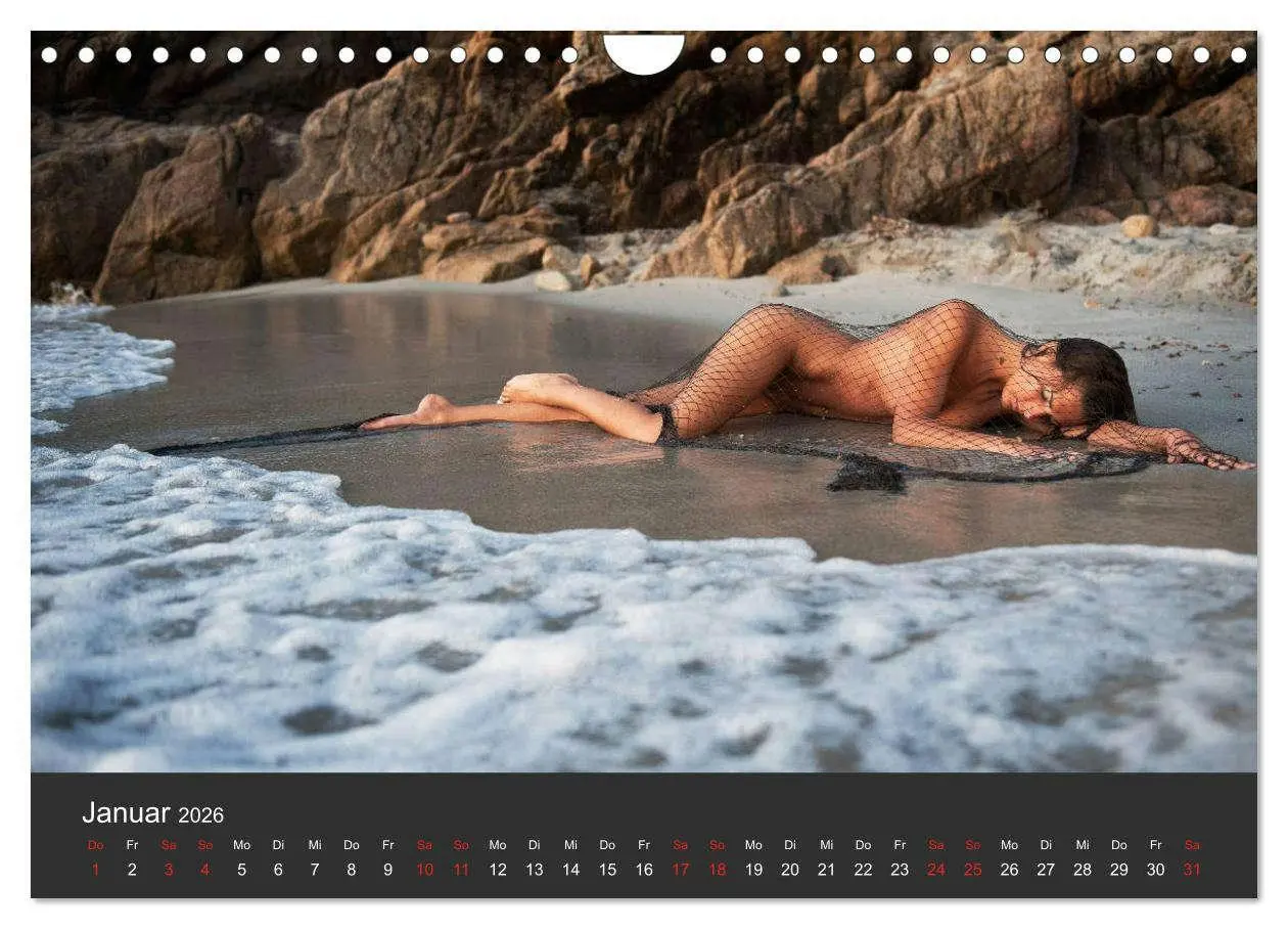 Bild: 9783457808443 | Aktfotografie am Meer (Wandkalender 2026 DIN A4 quer), CALVENDO...