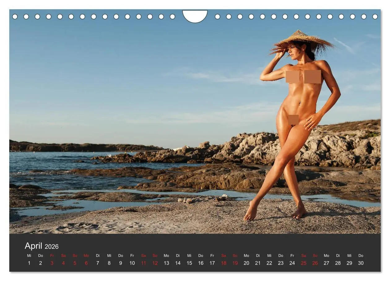 Bild: 9783457808443 | Aktfotografie am Meer (Wandkalender 2026 DIN A4 quer), CALVENDO...