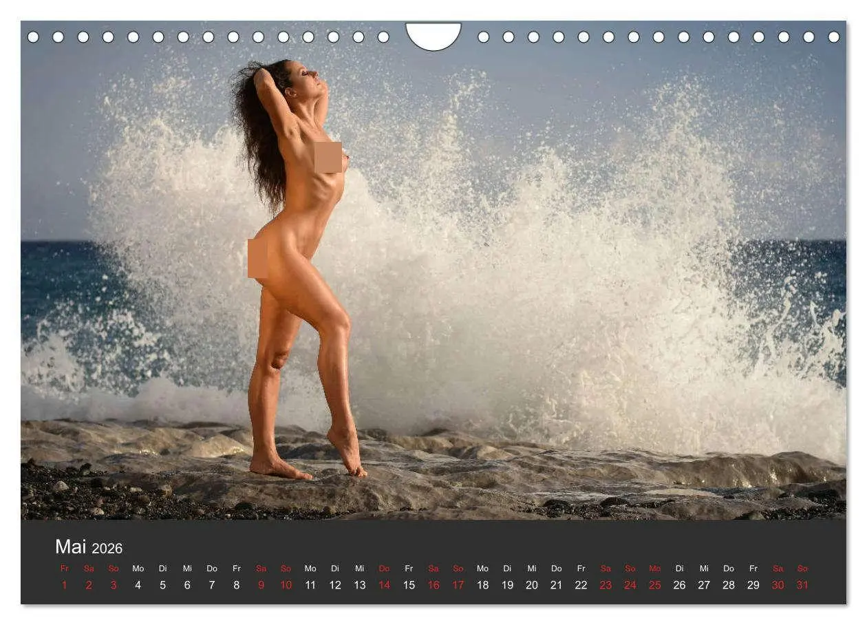 Bild: 9783457808443 | Aktfotografie am Meer (Wandkalender 2026 DIN A4 quer), CALVENDO...