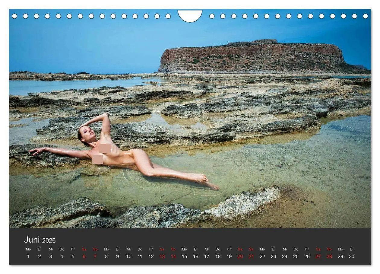 Bild: 9783457808443 | Aktfotografie am Meer (Wandkalender 2026 DIN A4 quer), CALVENDO...