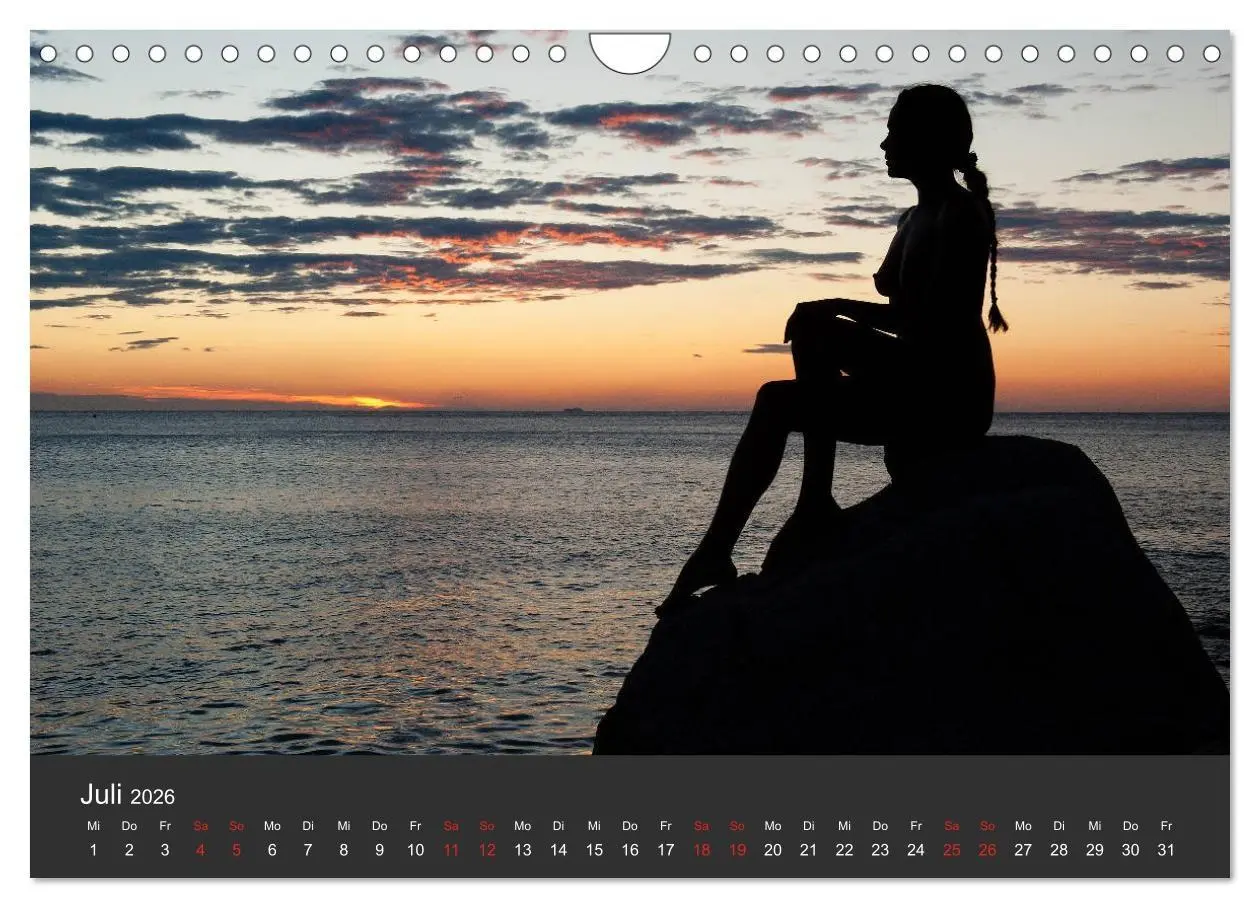 Bild: 9783457808443 | Aktfotografie am Meer (Wandkalender 2026 DIN A4 quer), CALVENDO...