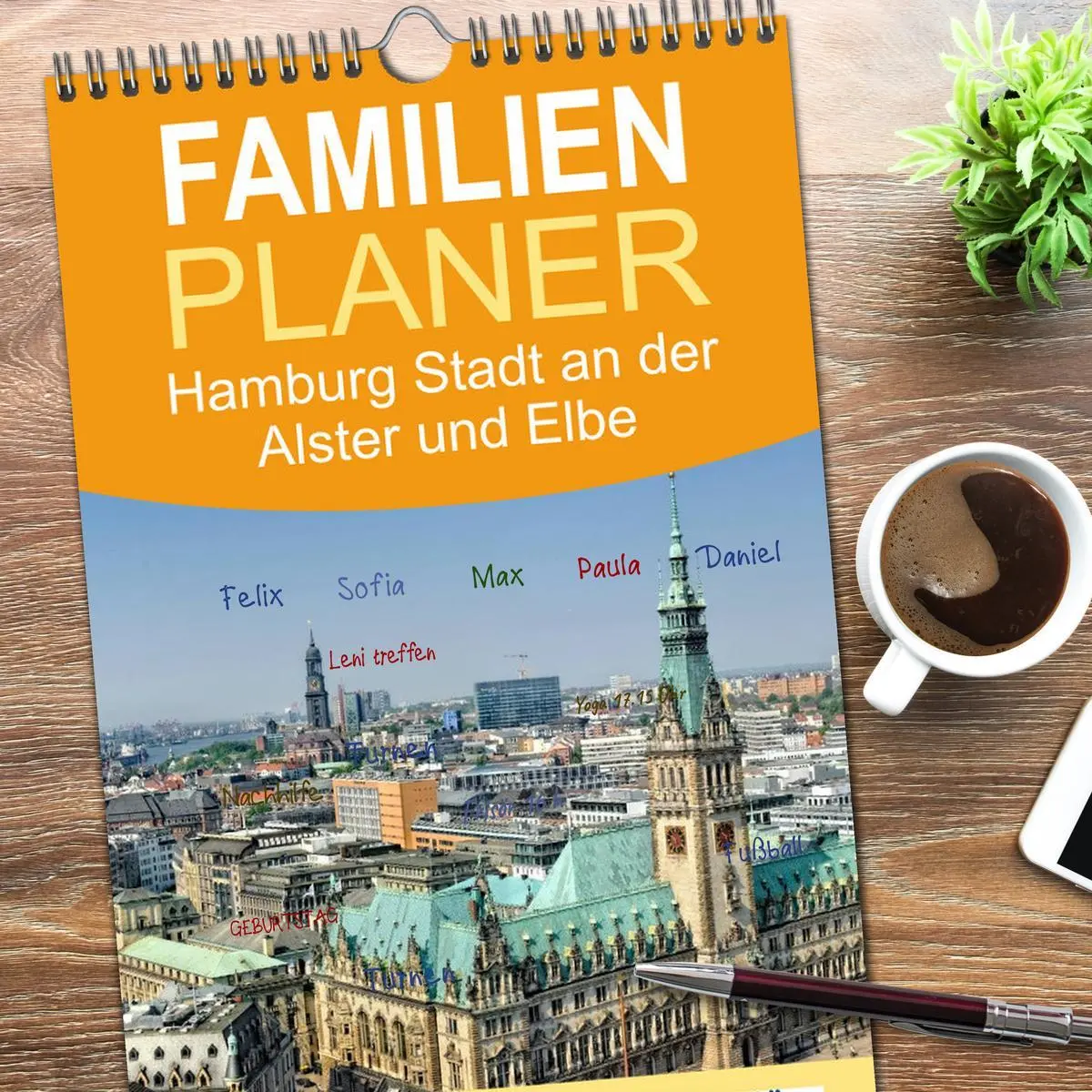 Bild: 9783516518443 | Familienplaner 2026 - Hamburg Stadt an der Alster und Elbe mit 5...