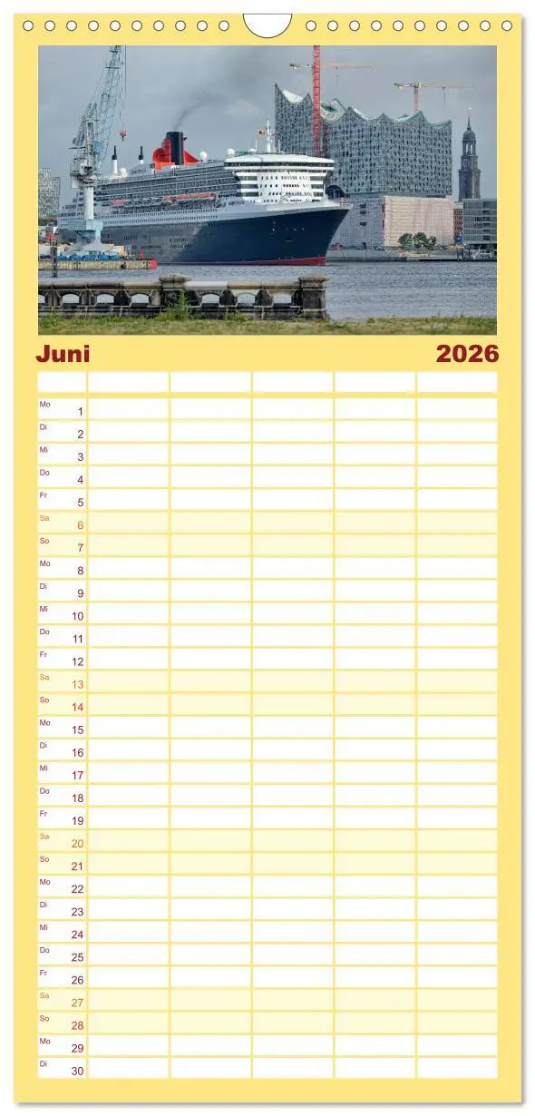 Bild: 9783516518443 | Familienplaner 2026 - Hamburg Stadt an der Alster und Elbe mit 5...