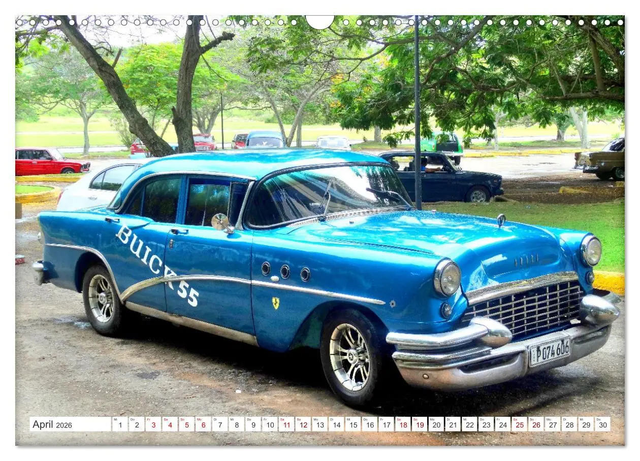 Bild: 9783457348543 | BUICK '55 - Mit 70 unterwegs in Kuba (Wandkalender 2026 DIN A3...