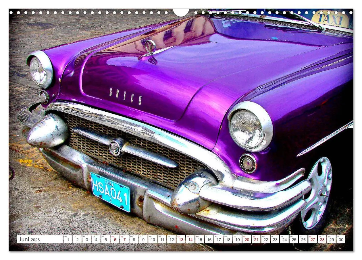 Bild: 9783457348543 | BUICK '55 - Mit 70 unterwegs in Kuba (Wandkalender 2026 DIN A3...