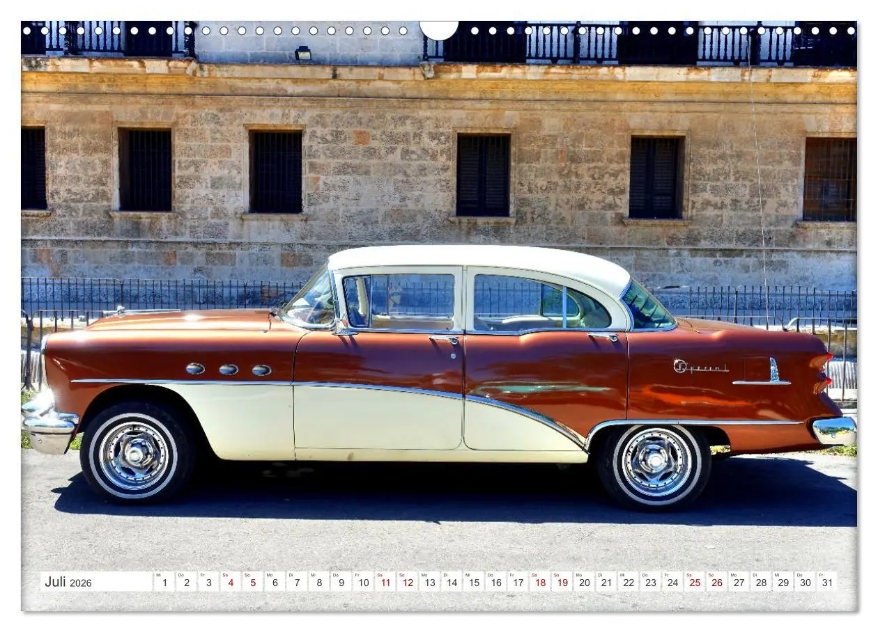 Bild: 9783457348543 | BUICK '55 - Mit 70 unterwegs in Kuba (Wandkalender 2026 DIN A3...