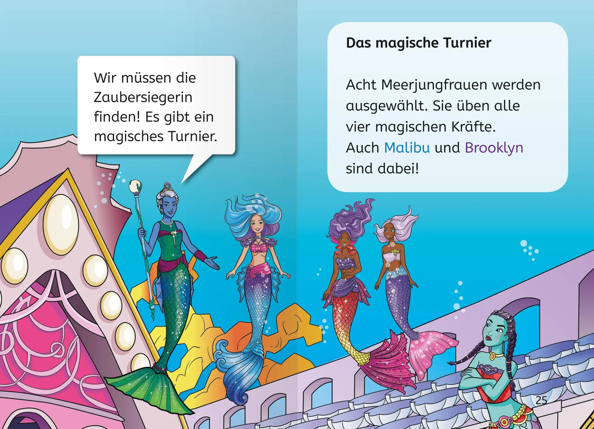 Bild: 9783473498543 | Barbie - Meerjungfrauen-Power: Das magische Turnier - Erstlesebuch...