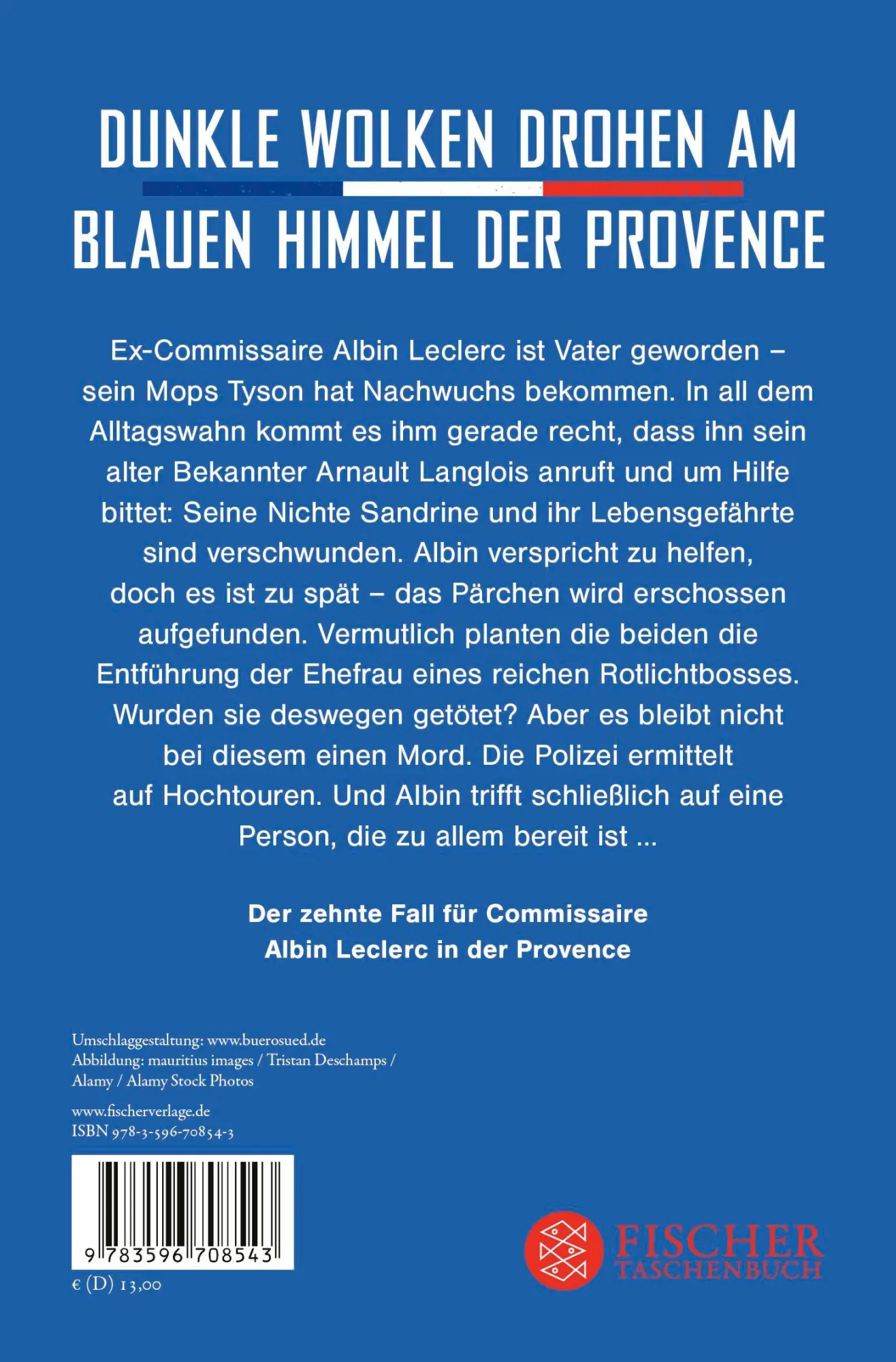 Rückseite: 9783596708543 | Bedrohliche Provence | Pierre Lagrange | Taschenbuch | 320 S. | 2025