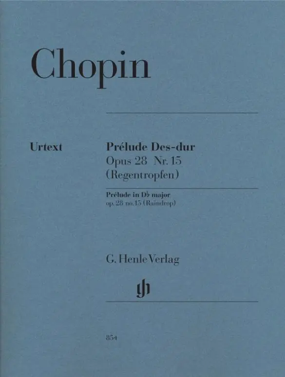 Cover: 9790201808543 | Chopin, Frédéric - Prélude Des-dur op. 28 Nr. 15 (Regentropfen) | Buch