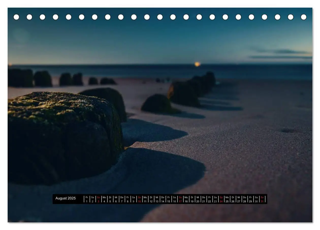 Bild: 9783435488643 | Abendlicht über der Nordsee (Tischkalender 2025 DIN A5 quer),...