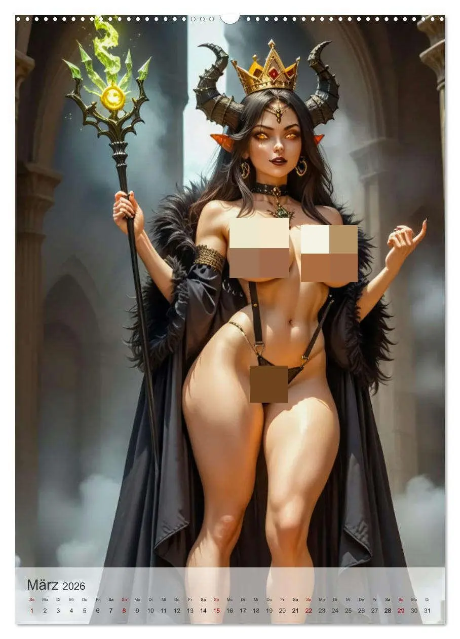 Bild: 9783457268643 | Spicy Fantasy - Frivoles Mittelalter (Wandkalender 2026 DIN A2...