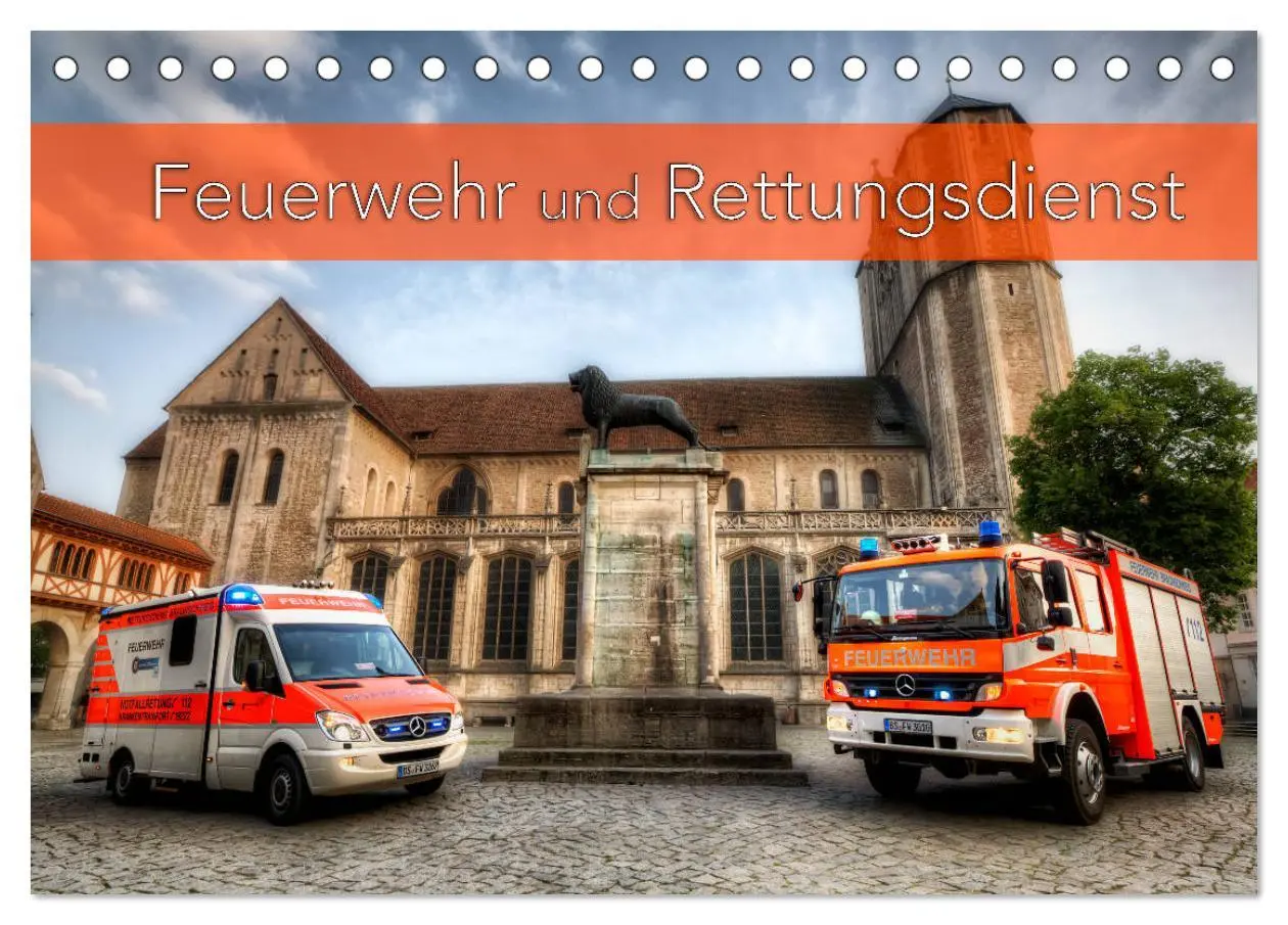Cover: 9783457888643 | Feuerwehr und Rettungsdienst (Tischkalender 2026 DIN A5 quer),...