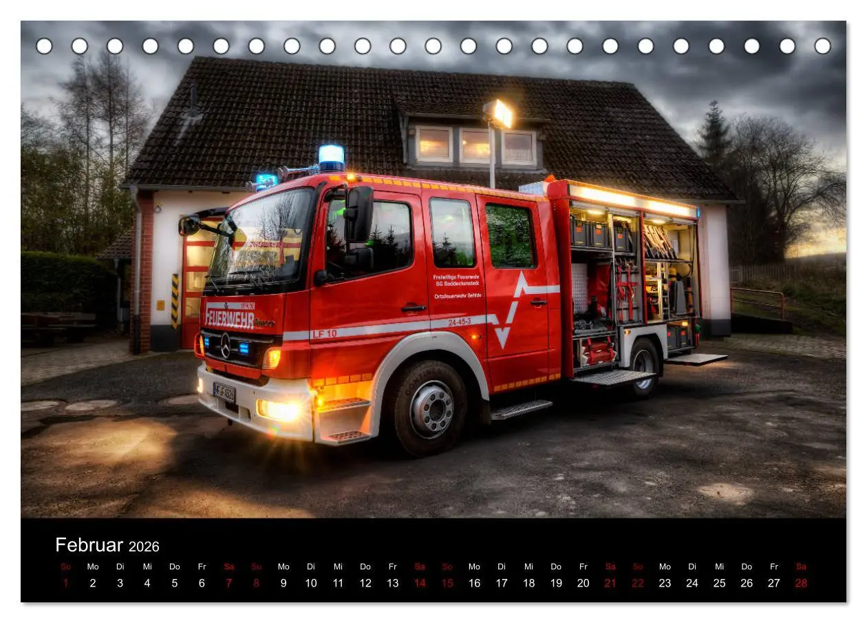 Bild: 9783457888643 | Feuerwehr und Rettungsdienst (Tischkalender 2026 DIN A5 quer),...